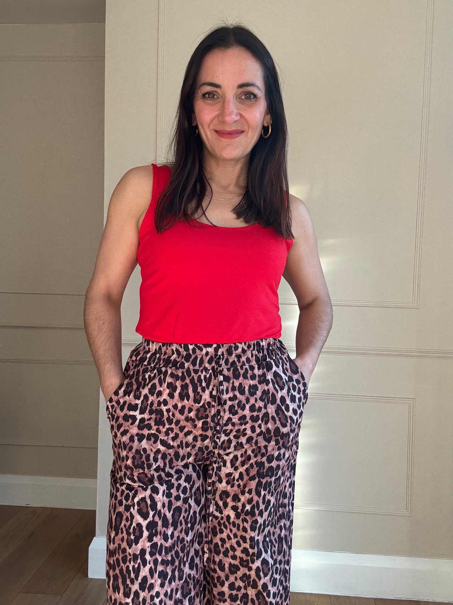 Leopard Print Trousers