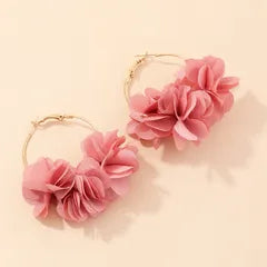 Blossom Hoop Earings