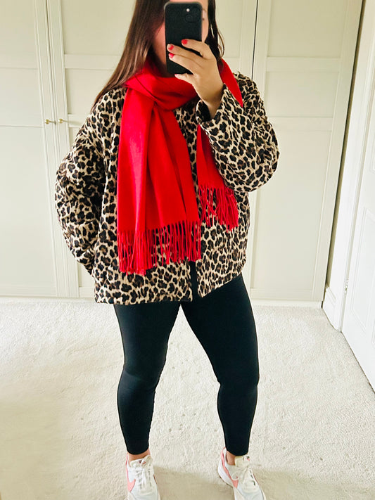 Mia Leopard Bomber Jacket