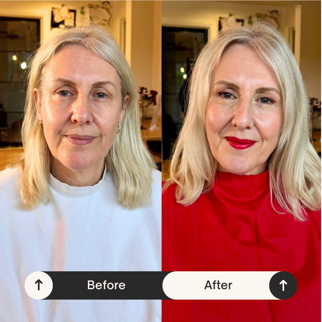 Colour consultation client transformation 