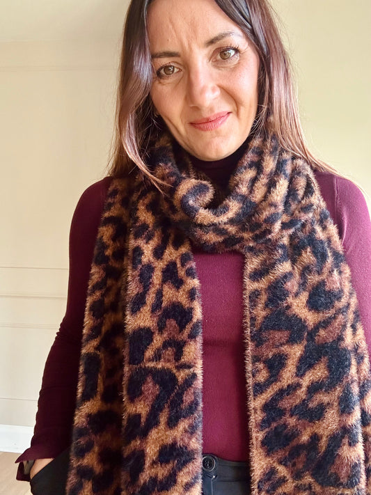 Leopard Print Scarf