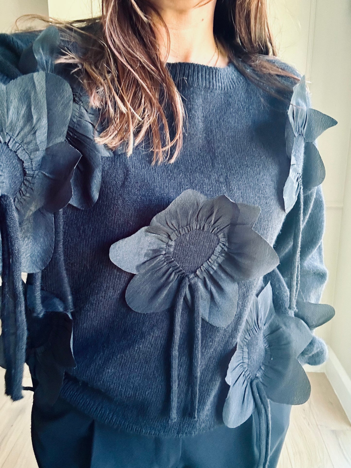 Floral appliqué Jumper